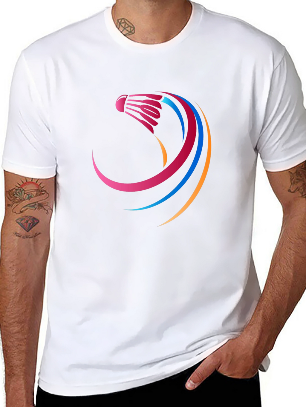 Badminton Shuttlecock Graphic Tee