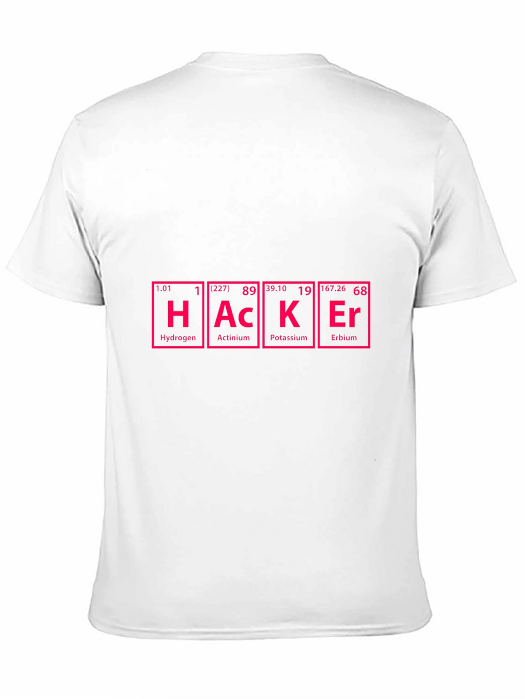 Hacker Periodic Table Style Graphic T-Shirt