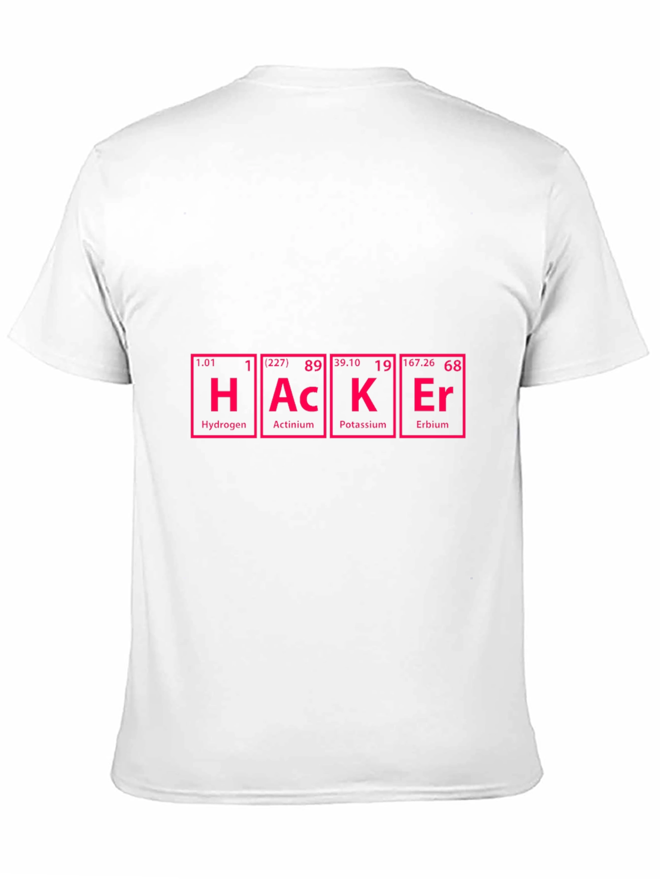 Hacker Periodic Table Style Graphic T-Shirt