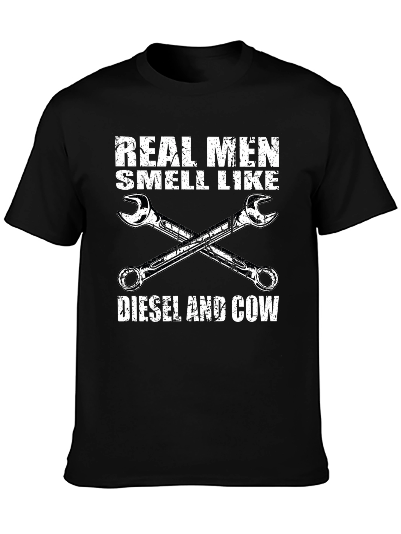 Real Men Diesel & Cow T-Shirt