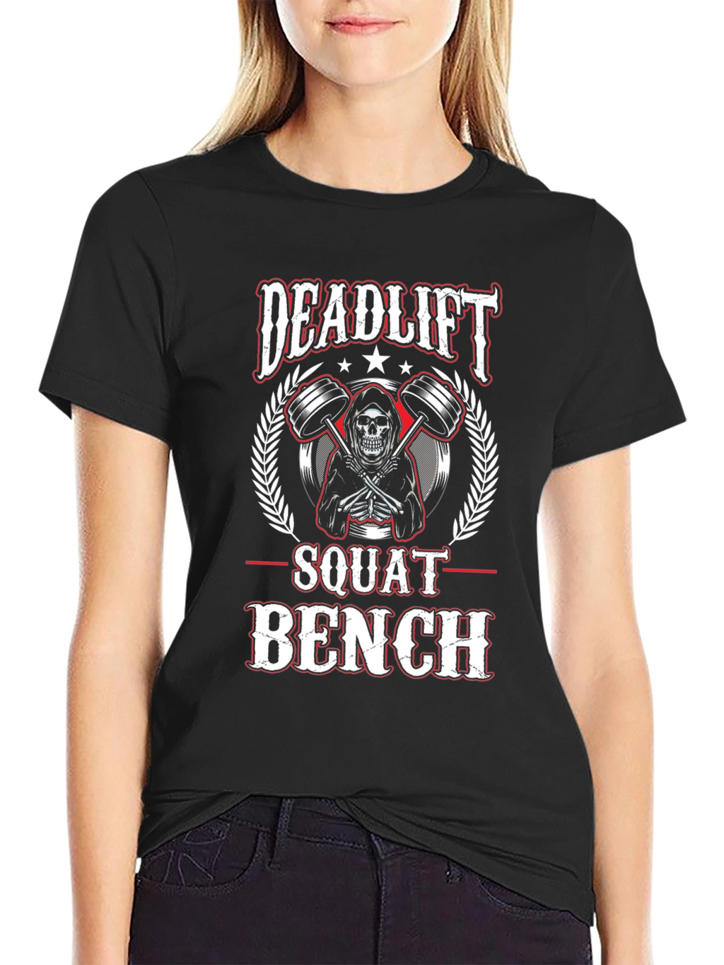 Deadlift Squat Bench Workout T-Shirt