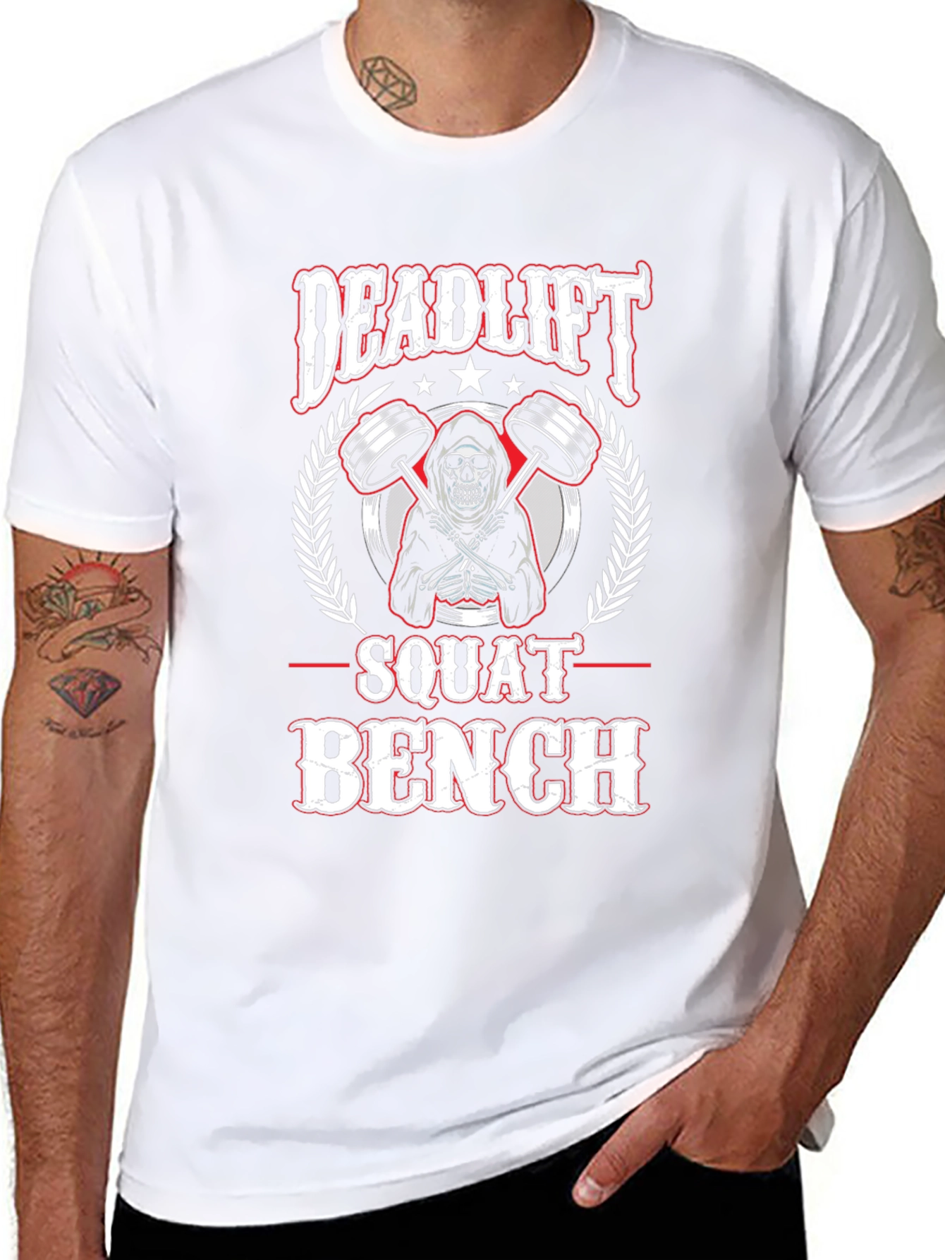 Deadlift Squat Bench Workout T-Shirt