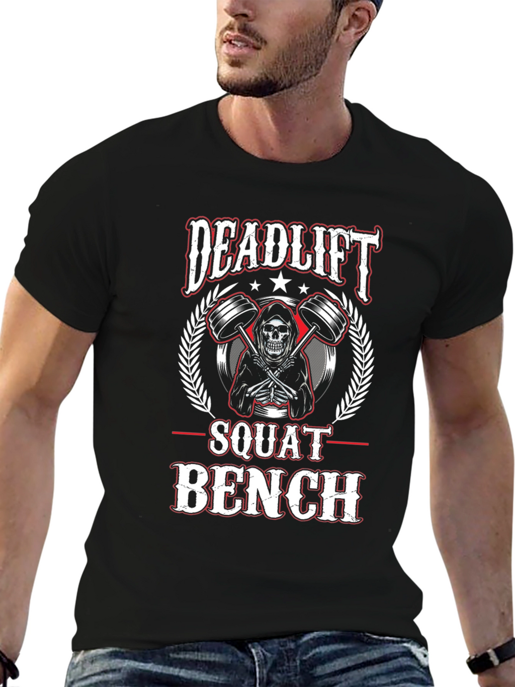 Deadlift Squat Bench Workout T-Shirt