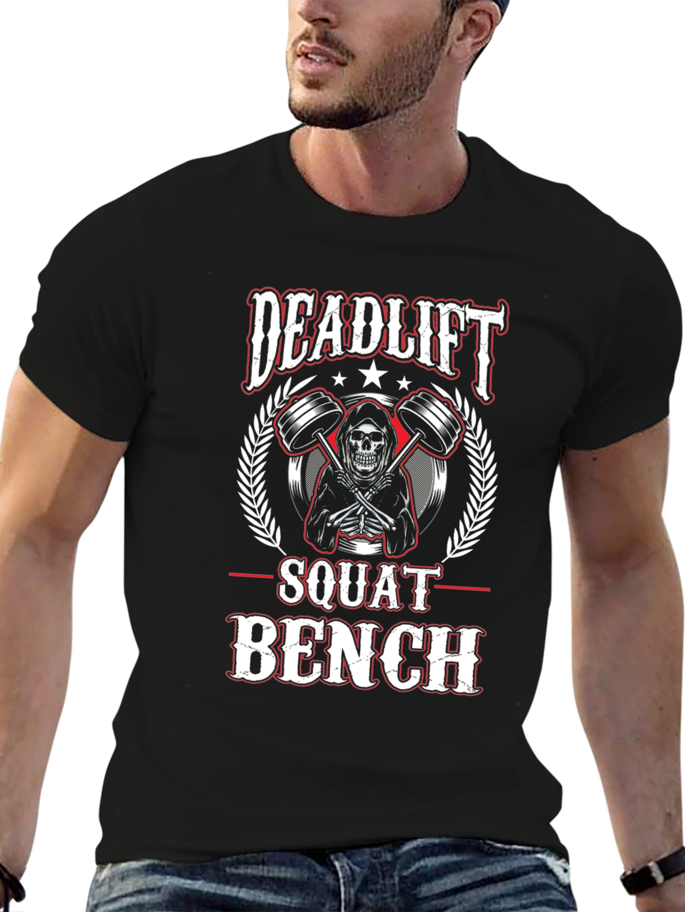 Deadlift Squat Bench Workout T-Shirt