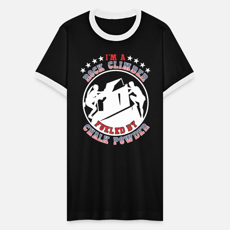 I'm a Rock Climber fueled by Chalk powder