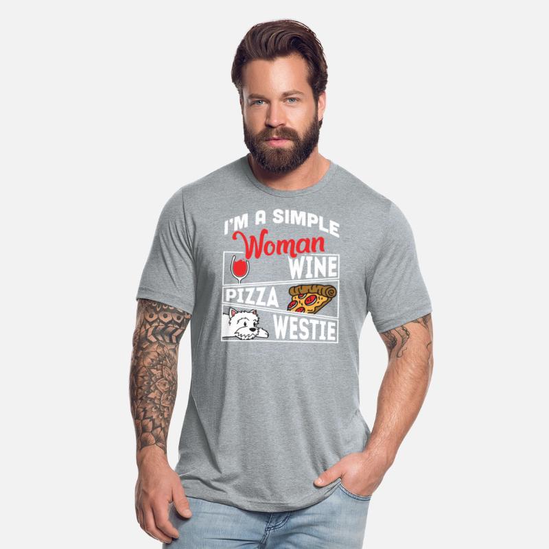 I'm A Simple Woman Wine Pizza Westie