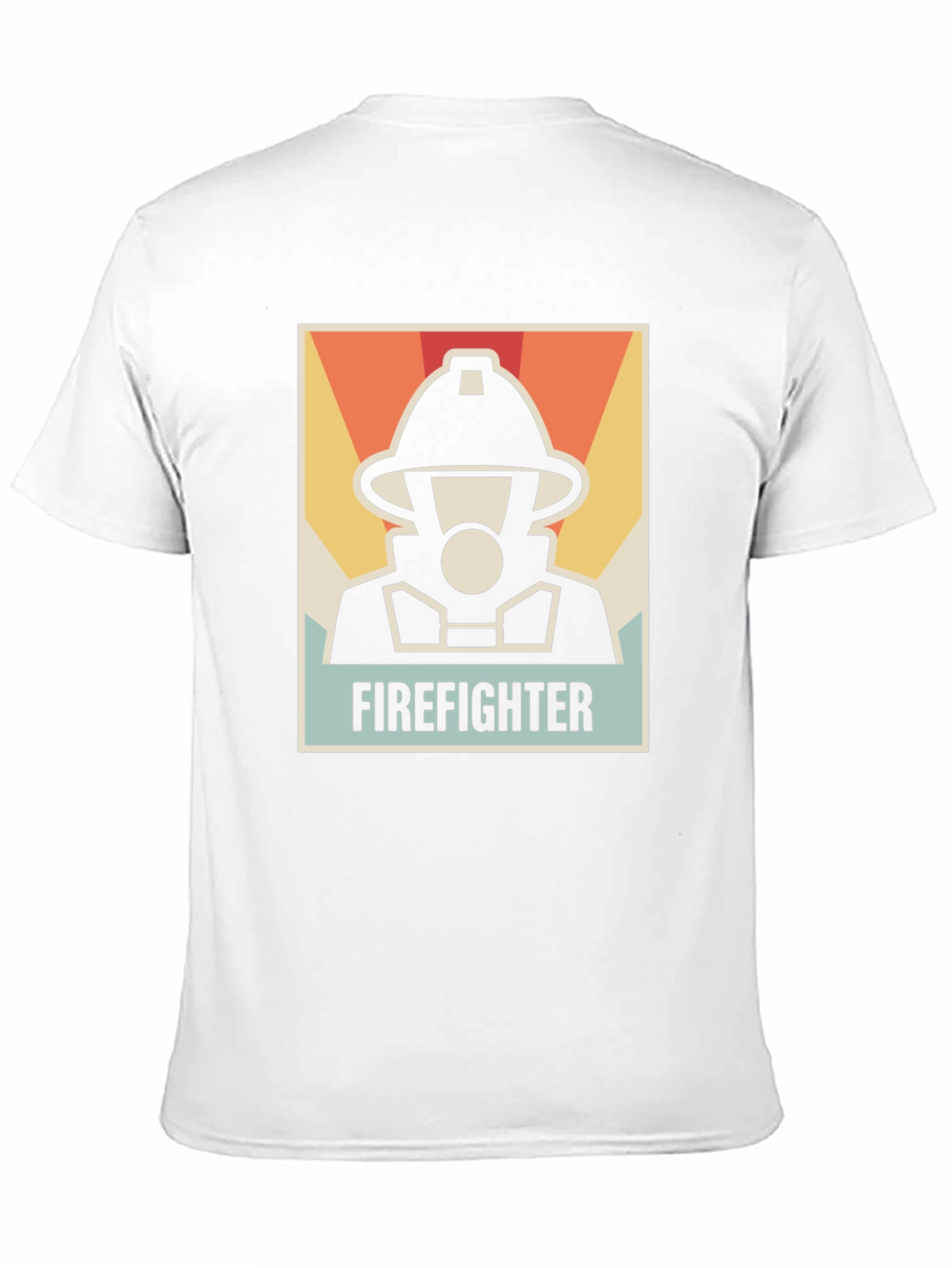 Firefighter Graphic Tee - Black Cotton T-Shirt
