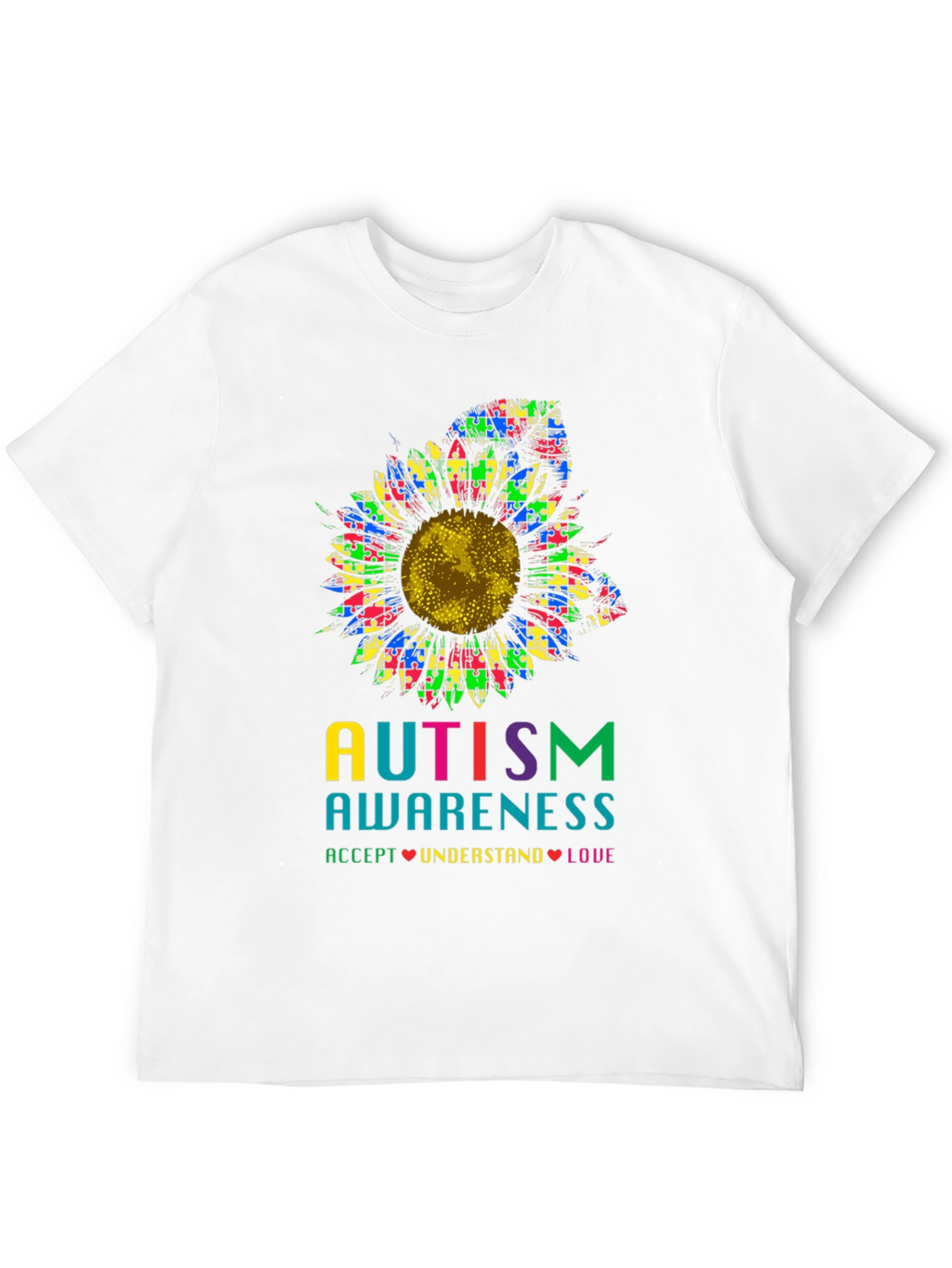 Autism Awareness Sunflower T-Shirt