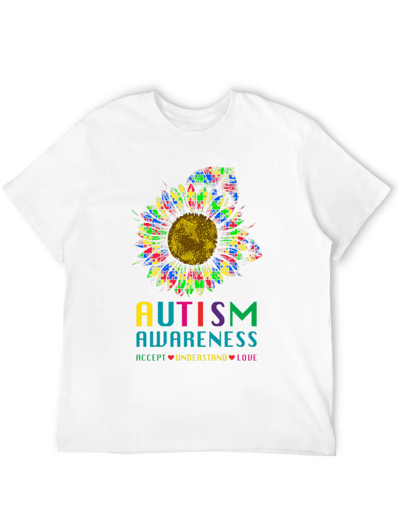 Autism Awareness Sunflower T-Shirt