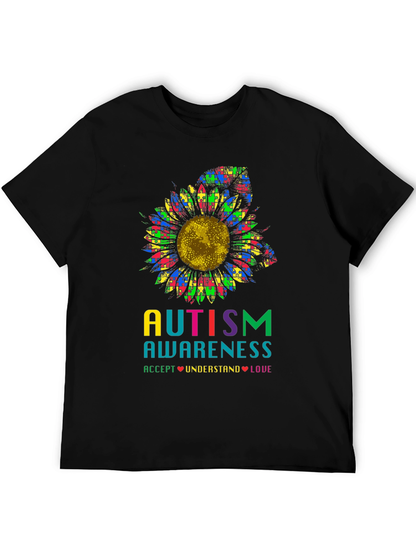 Autism Awareness Sunflower T-Shirt