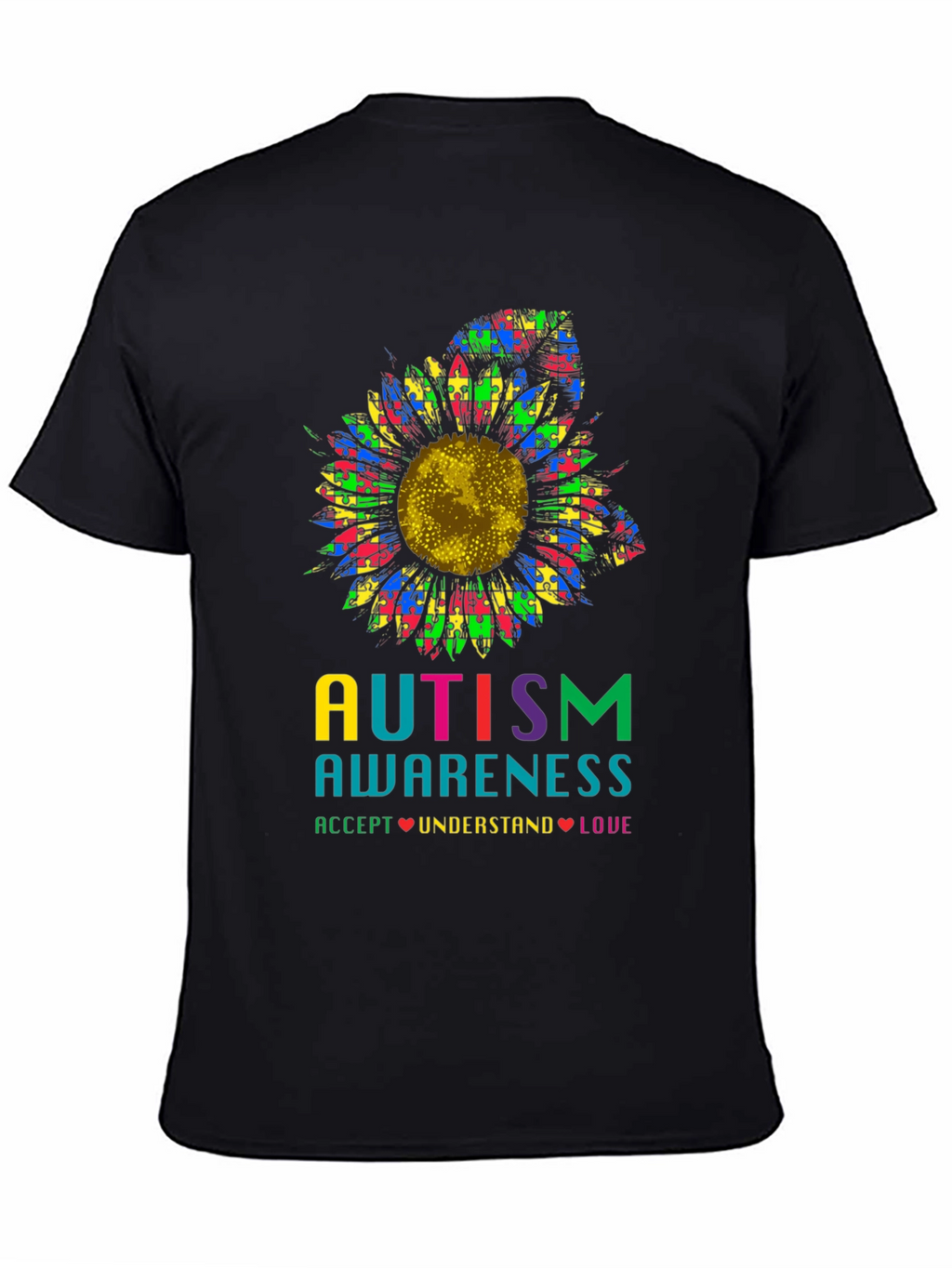 Autism Awareness Sunflower T-Shirt
