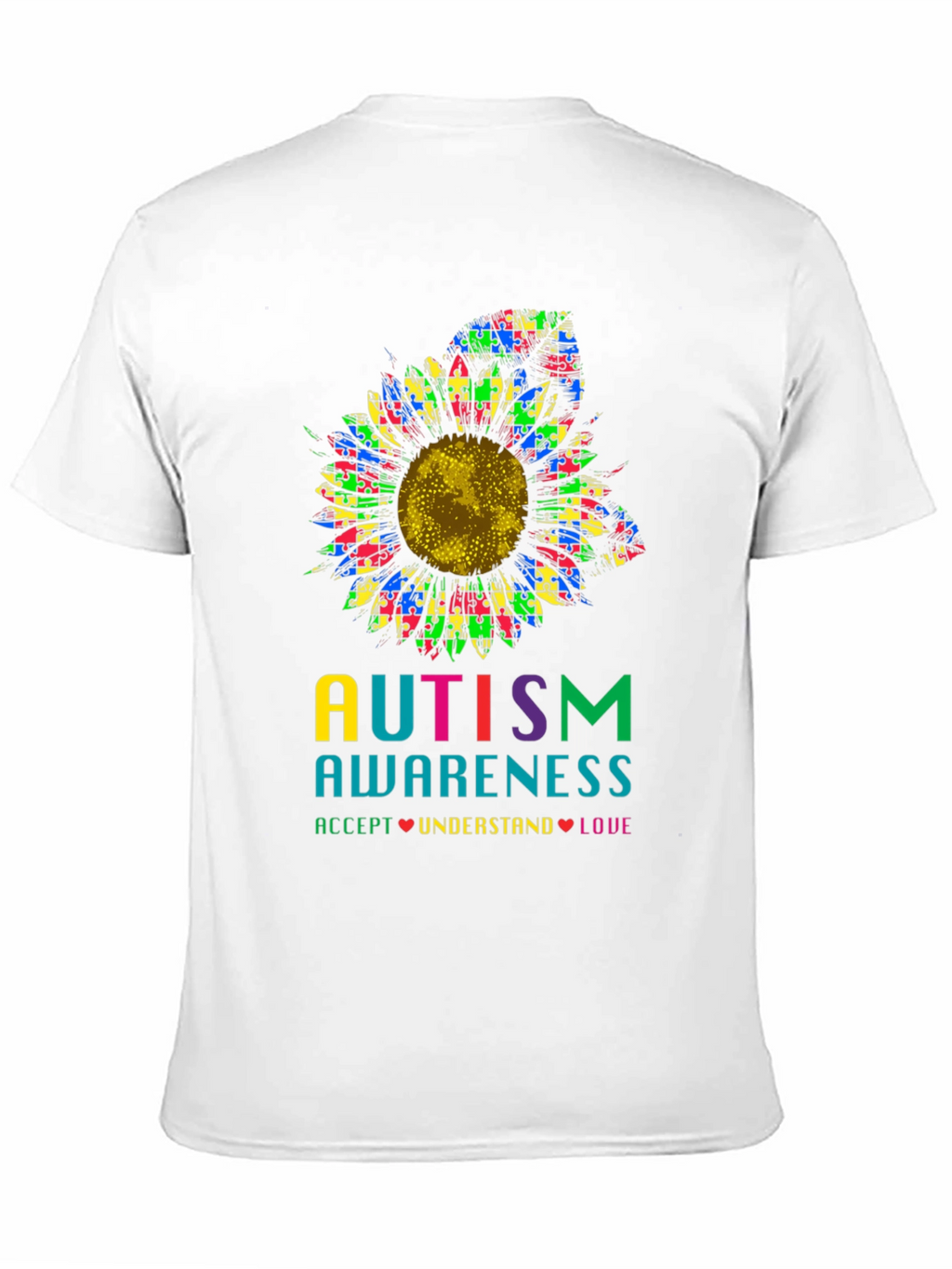 Autism Awareness Sunflower T-Shirt