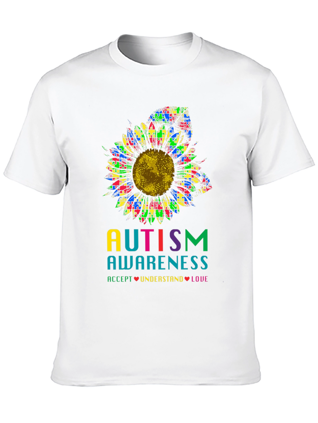 Autism Awareness Sunflower T-Shirt