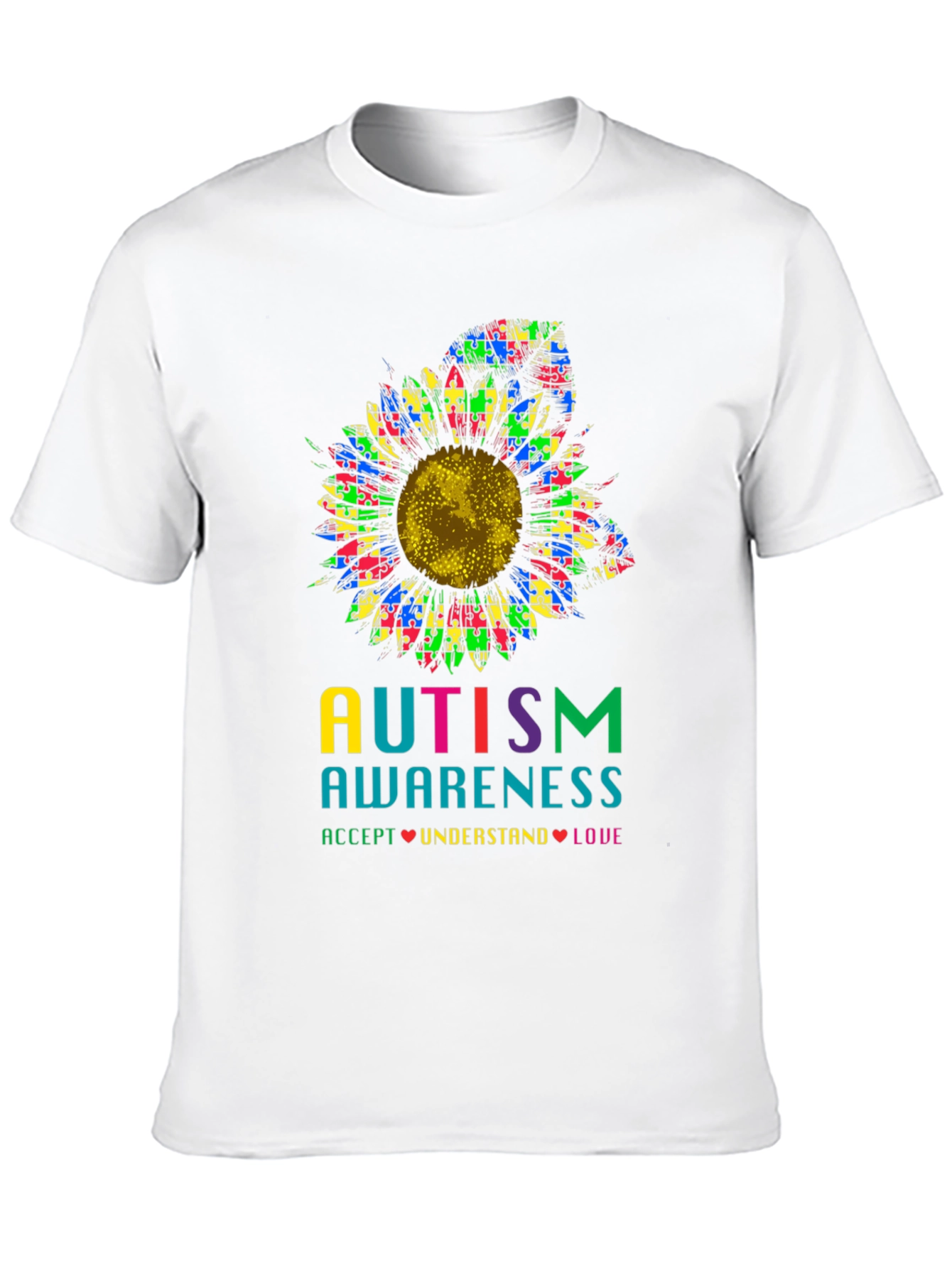 Autism Awareness Sunflower T-Shirt