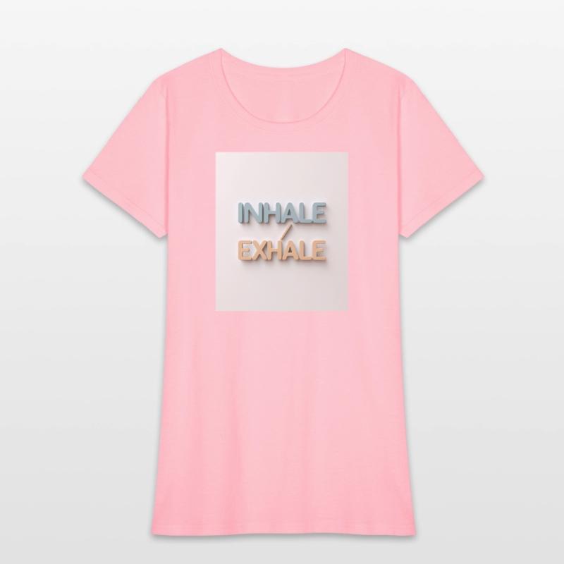Inhale Exhale Minimalist Calm Tee