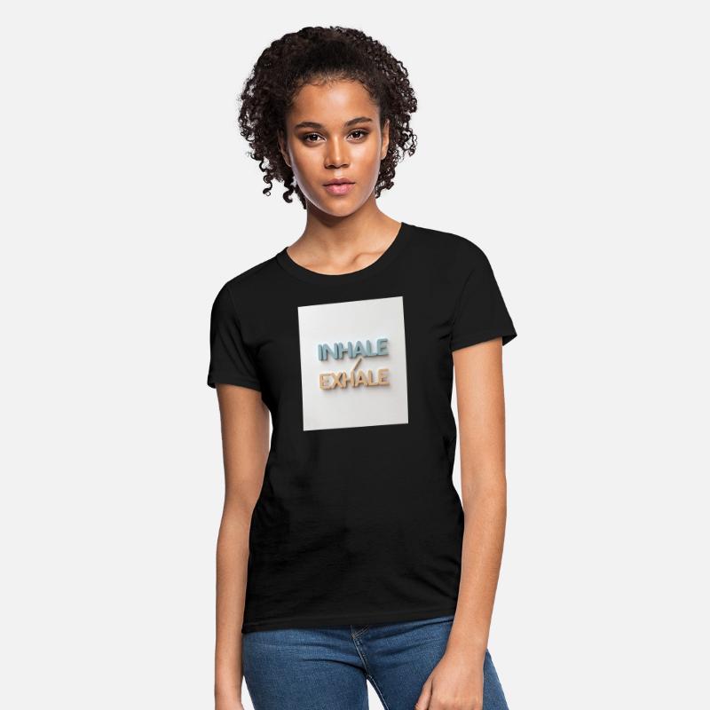 Inhale Exhale Minimalist Calm Tee