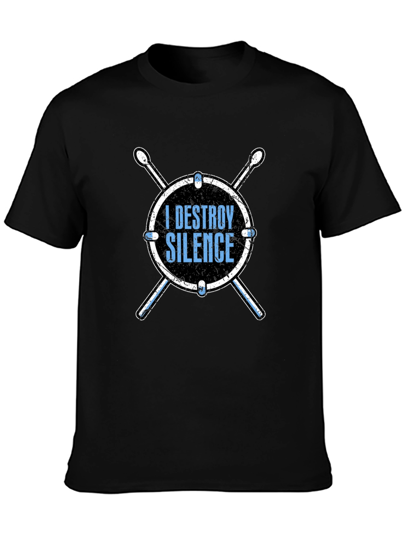 I Destroy Silence Drummer T-Shirt