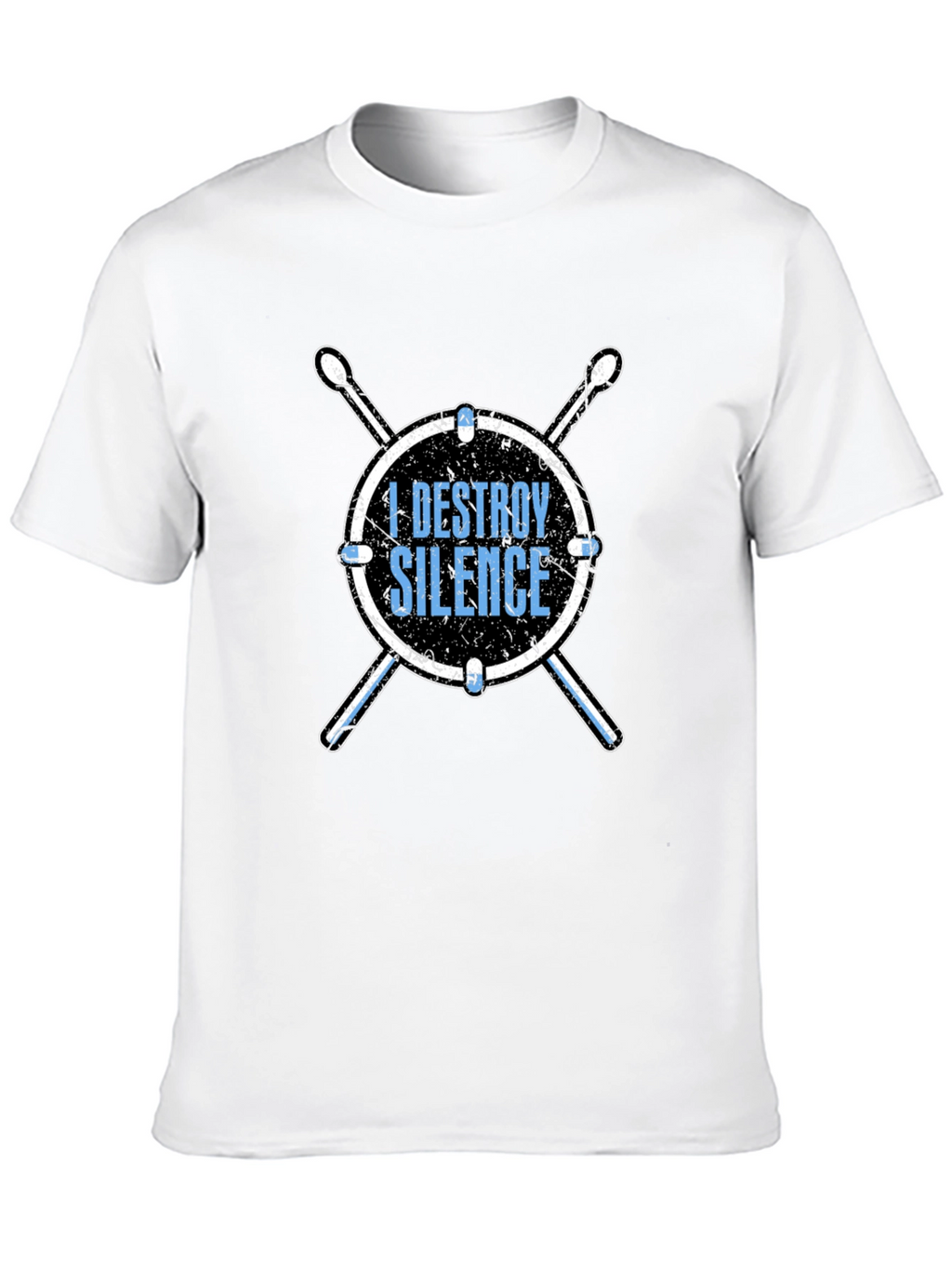 I Destroy Silence Drummer T-Shirt