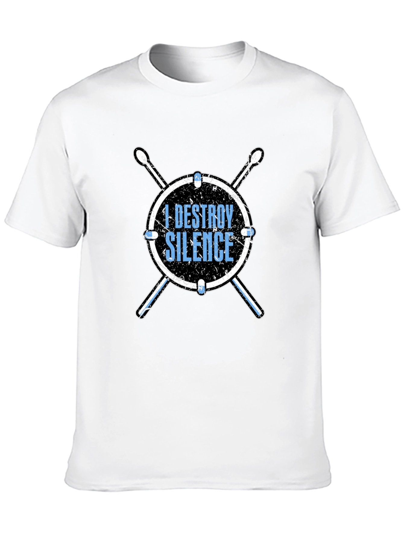 I Destroy Silence Drummer T-Shirt