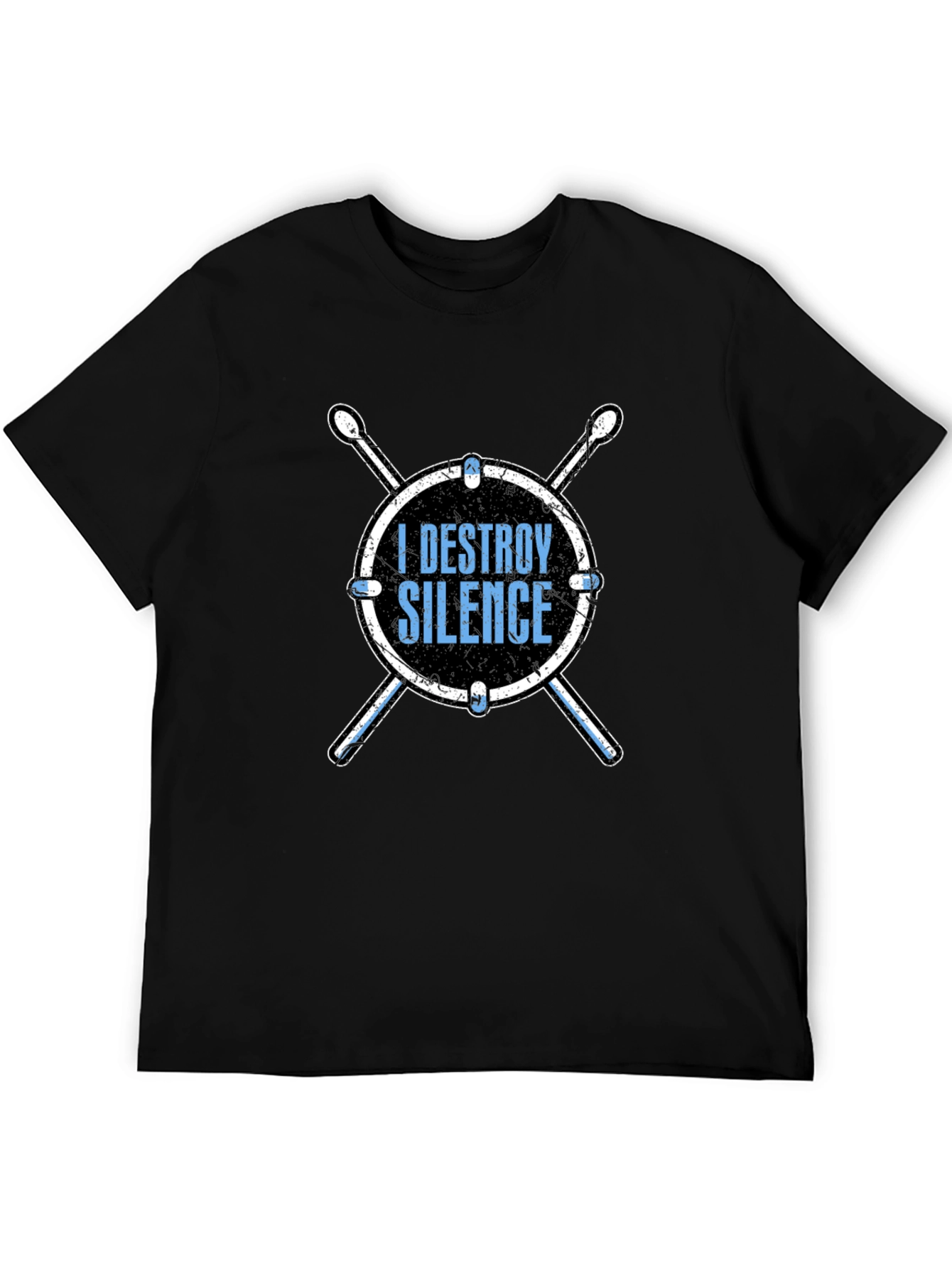 I Destroy Silence Drummer T-Shirt