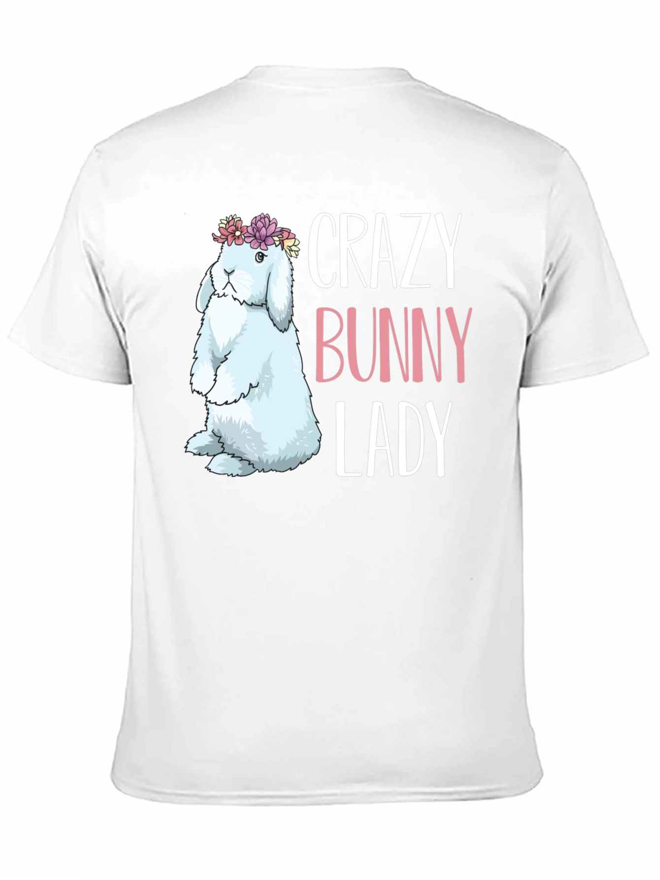 Crazy Bunny Lady T-Shirt - Easter Apparel