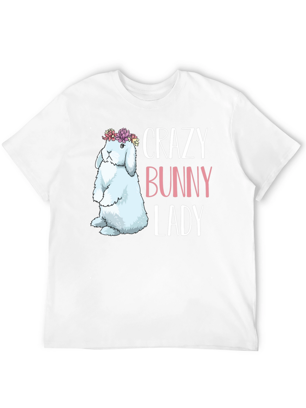 Crazy Bunny Lady T-Shirt - Easter Apparel