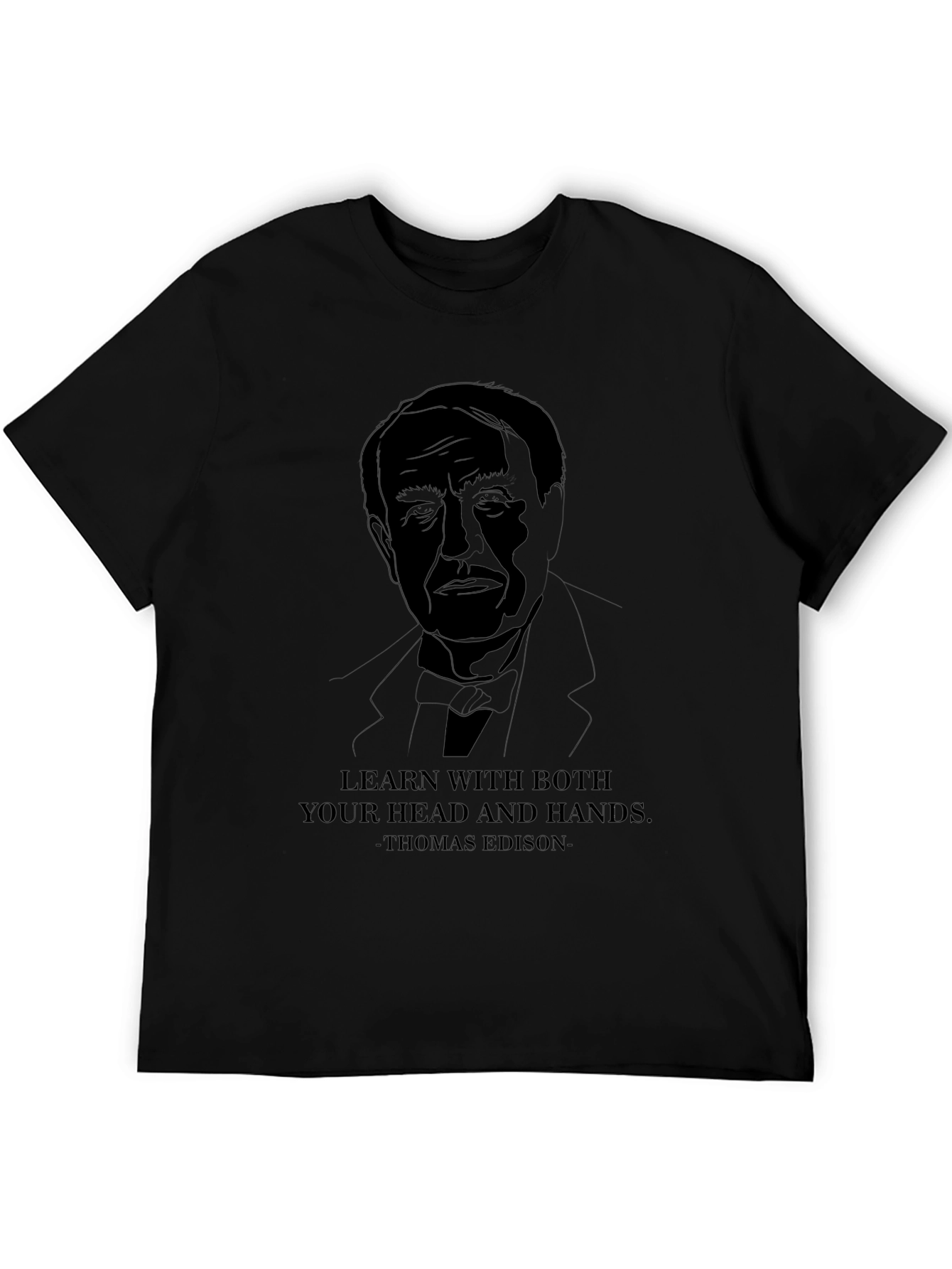 Thomas Edison Graphic Tee - Learn With Head and Hands