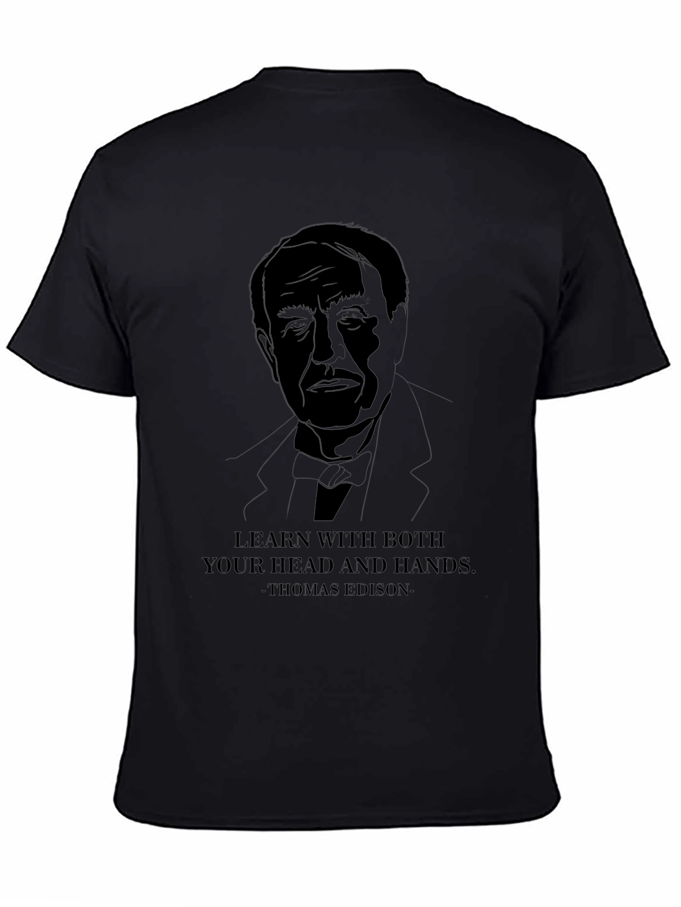 Thomas Edison Graphic Tee - Learn With Head and Hands