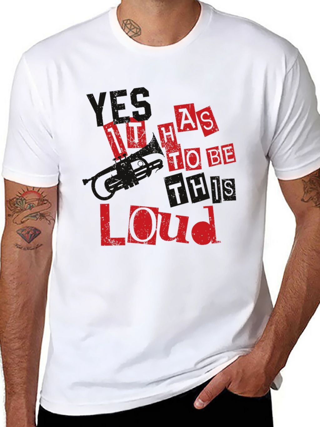 It Has To Be This Loud Black T-Shirt