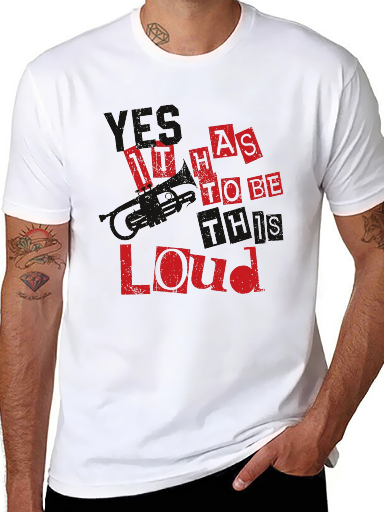 It Has To Be This Loud Black T-Shirt