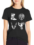 Motocross Love Graphic Black T-Shirt