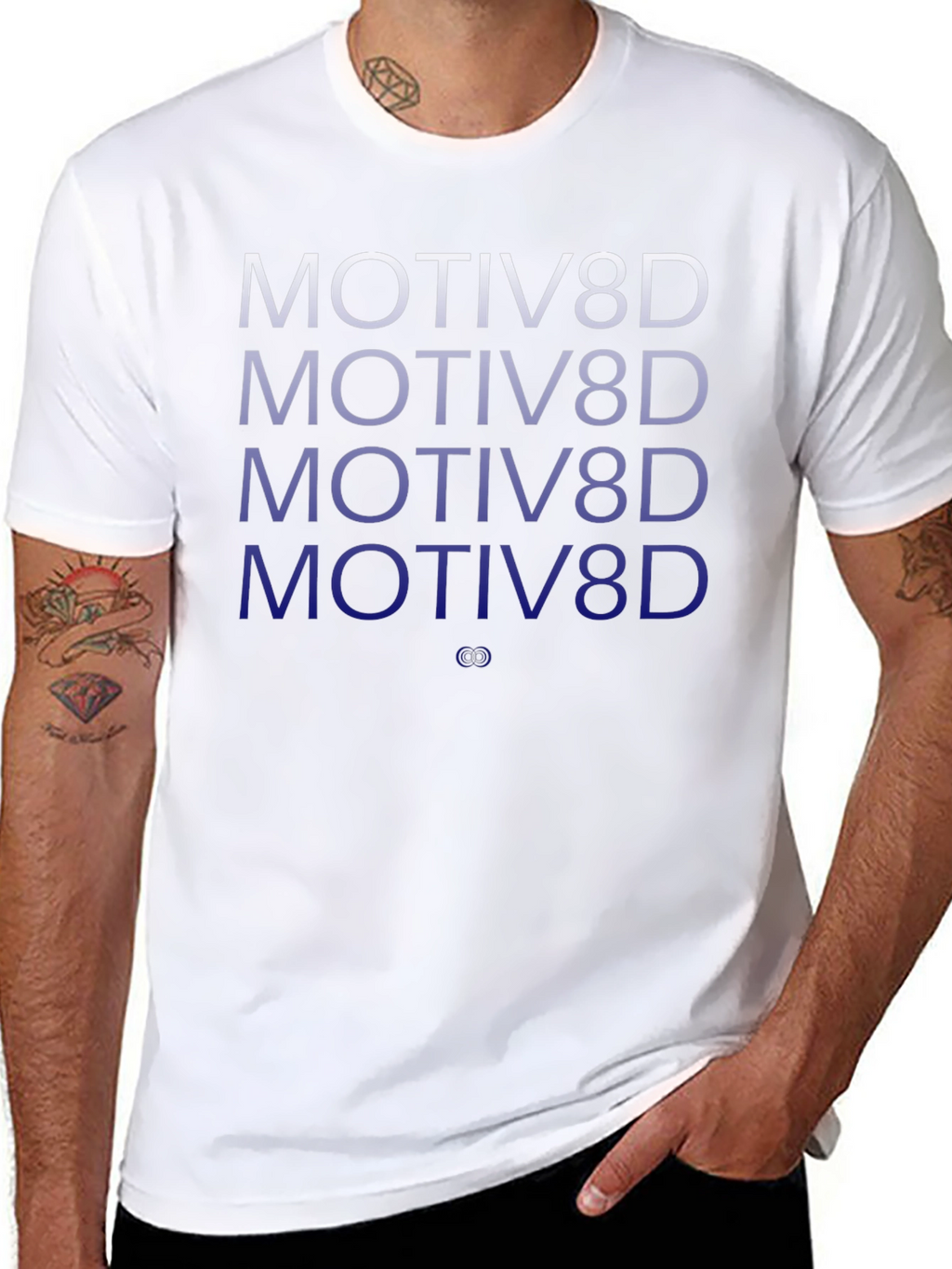 MOTIV8D T-Shirt - Gradient Design