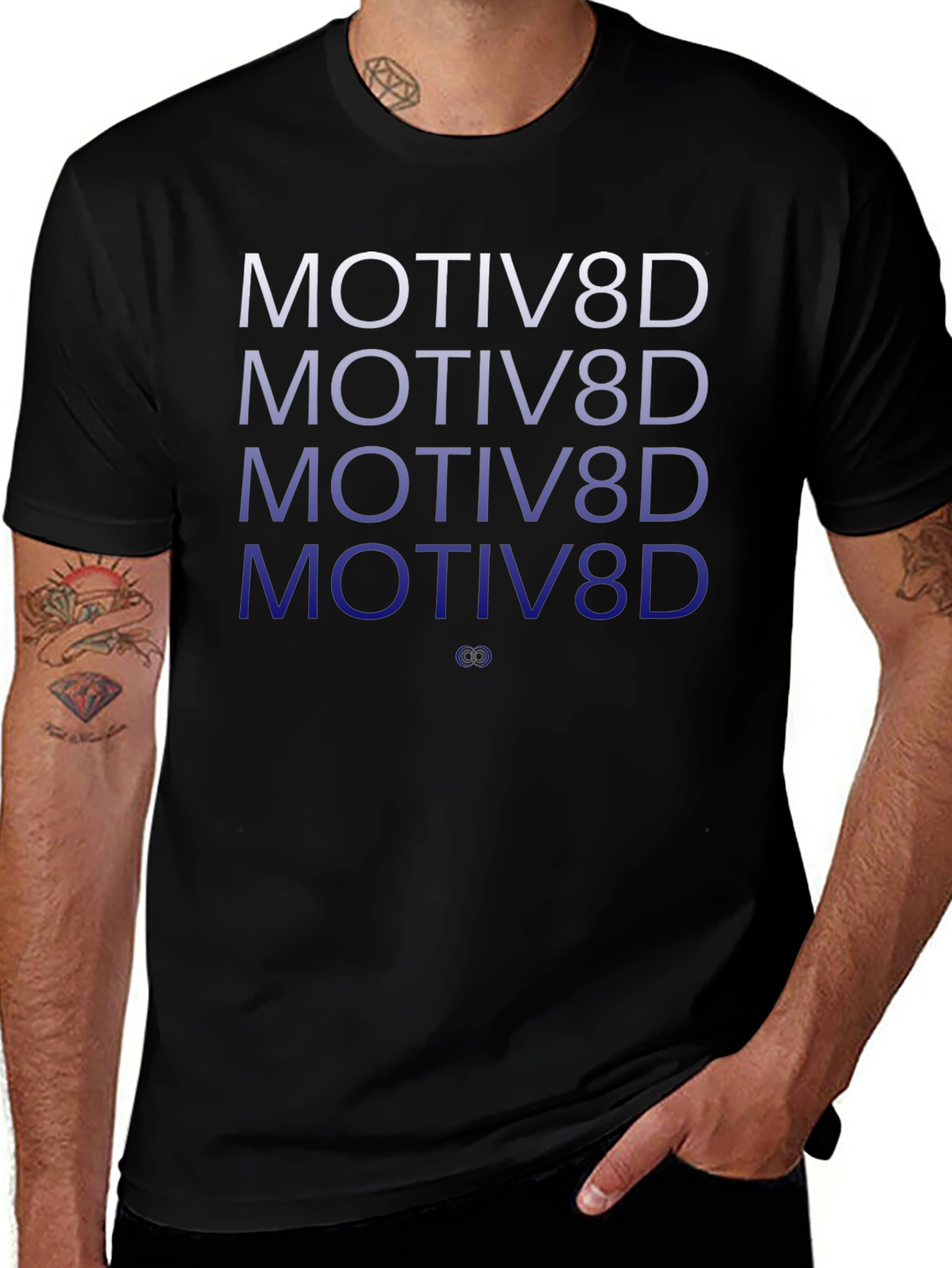 MOTIV8D T-Shirt - Gradient Design