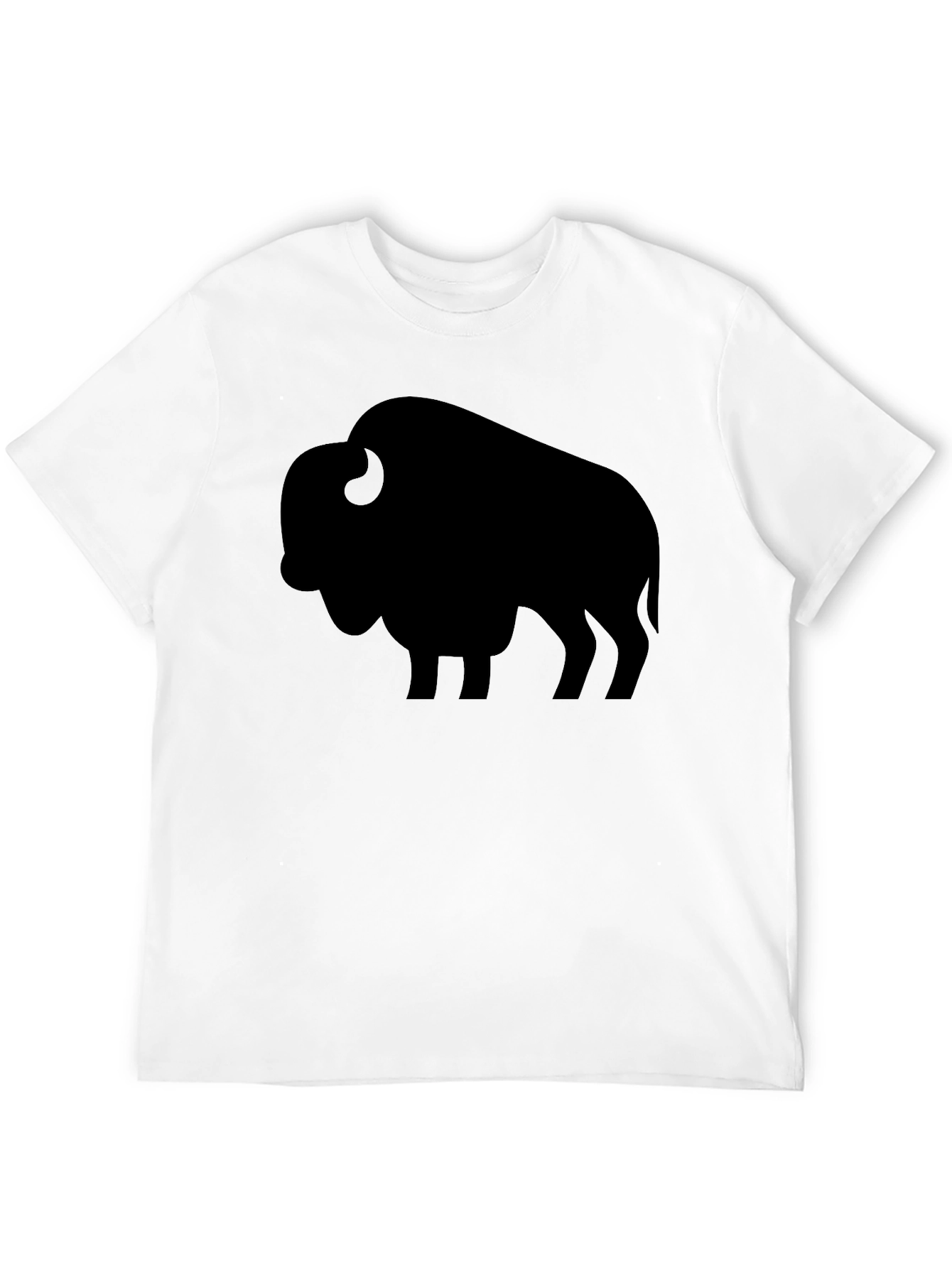Buffalo Silhouette Tee - Bold Graphic Print Shirt