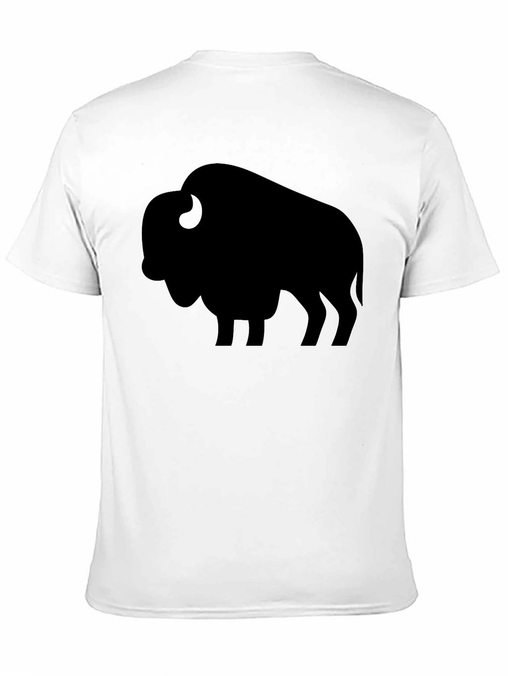 Buffalo Silhouette Tee - Bold Graphic Print Shirt