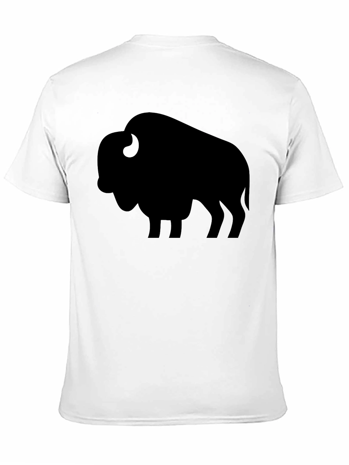 Buffalo Silhouette Tee - Bold Graphic Print Shirt