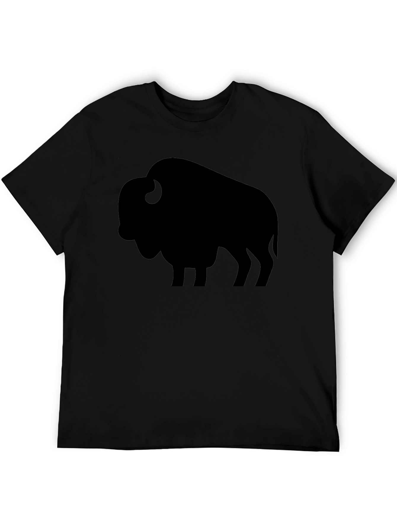 Buffalo Silhouette Tee - Bold Graphic Print Shirt