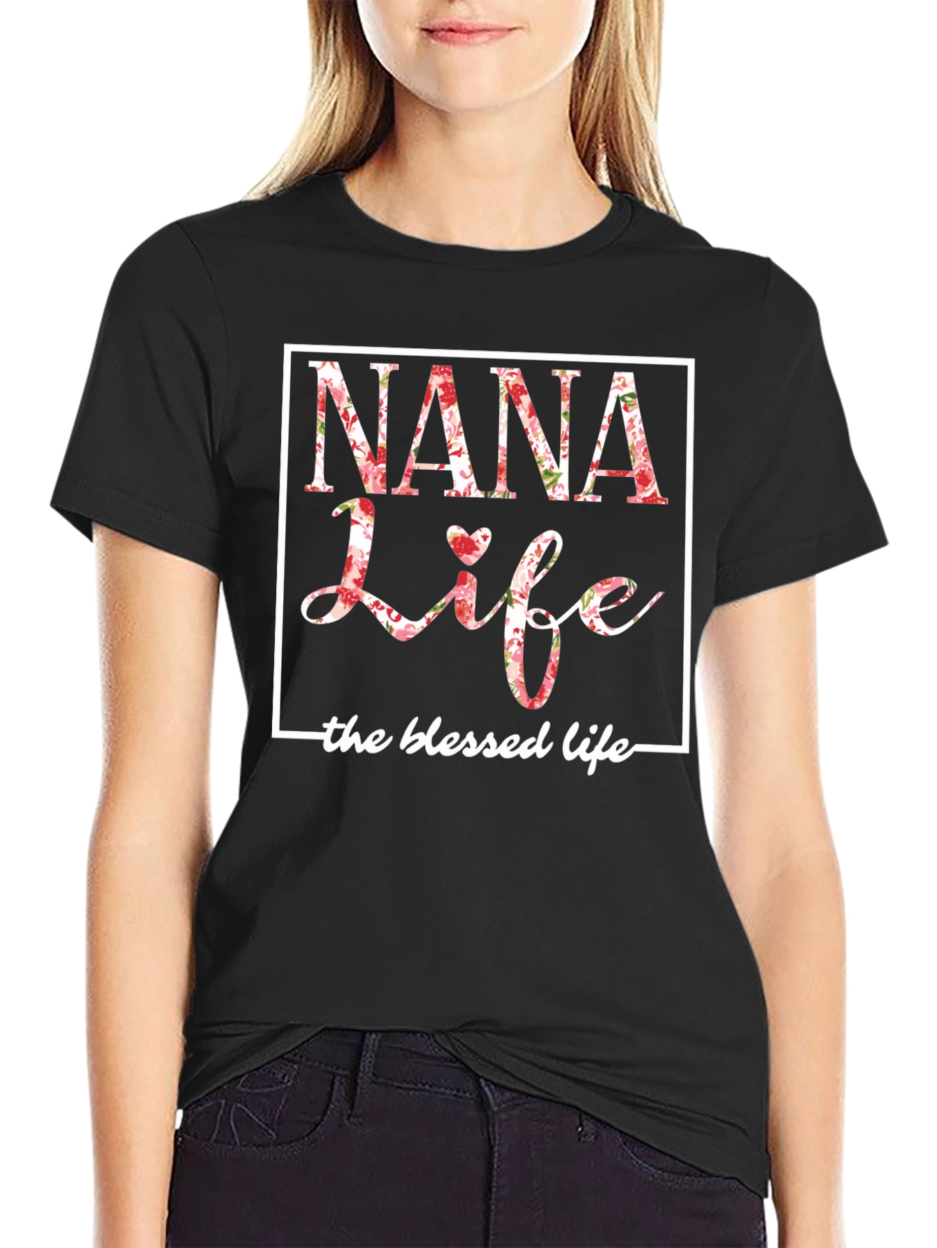 Nana Life Floral T-Shirt