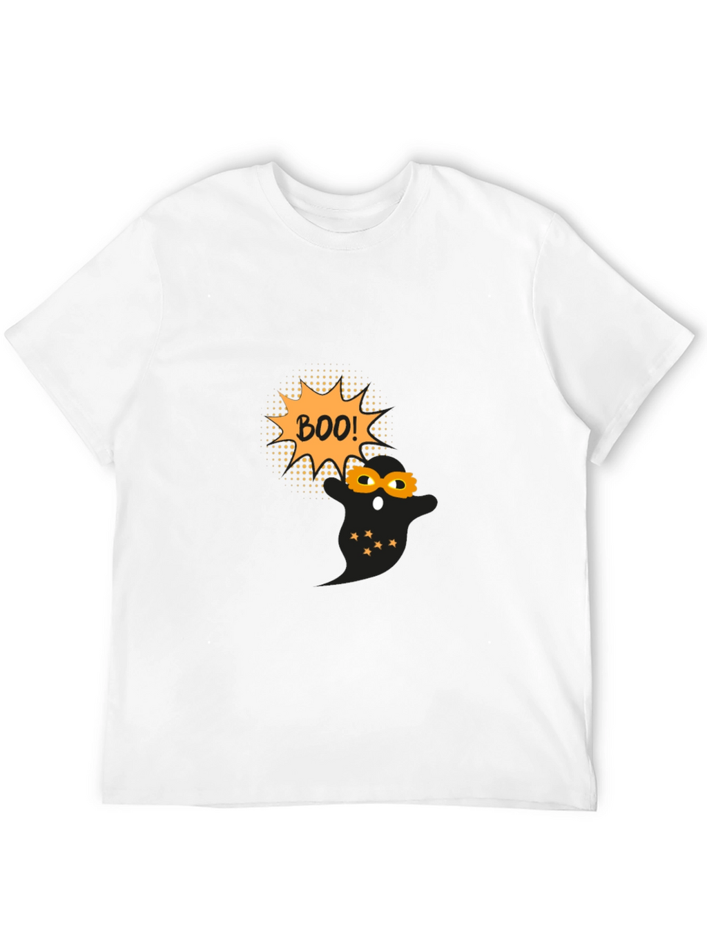 Halloween Ghost Boo! Black T-Shirt