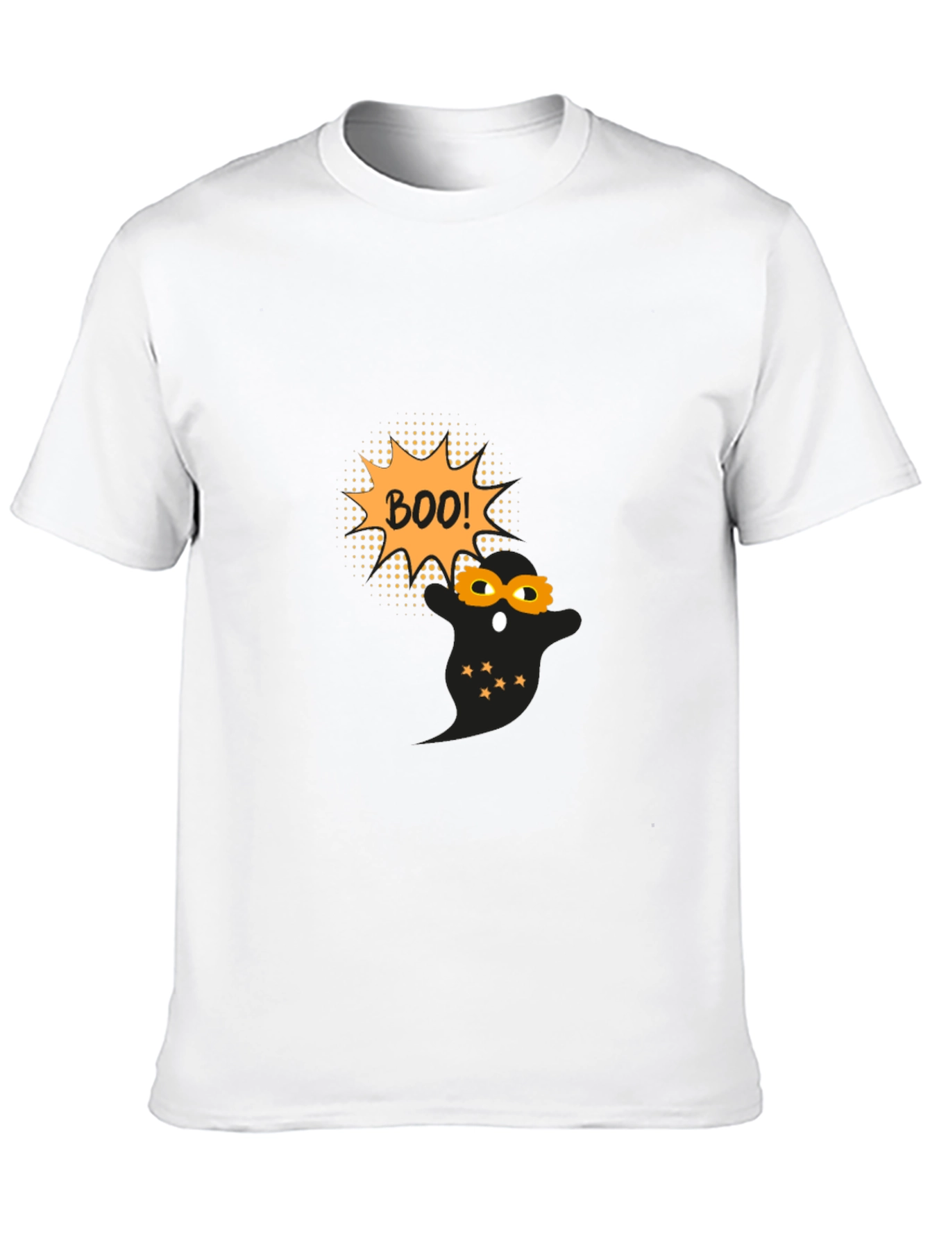 Halloween Ghost Boo! Black T-Shirt