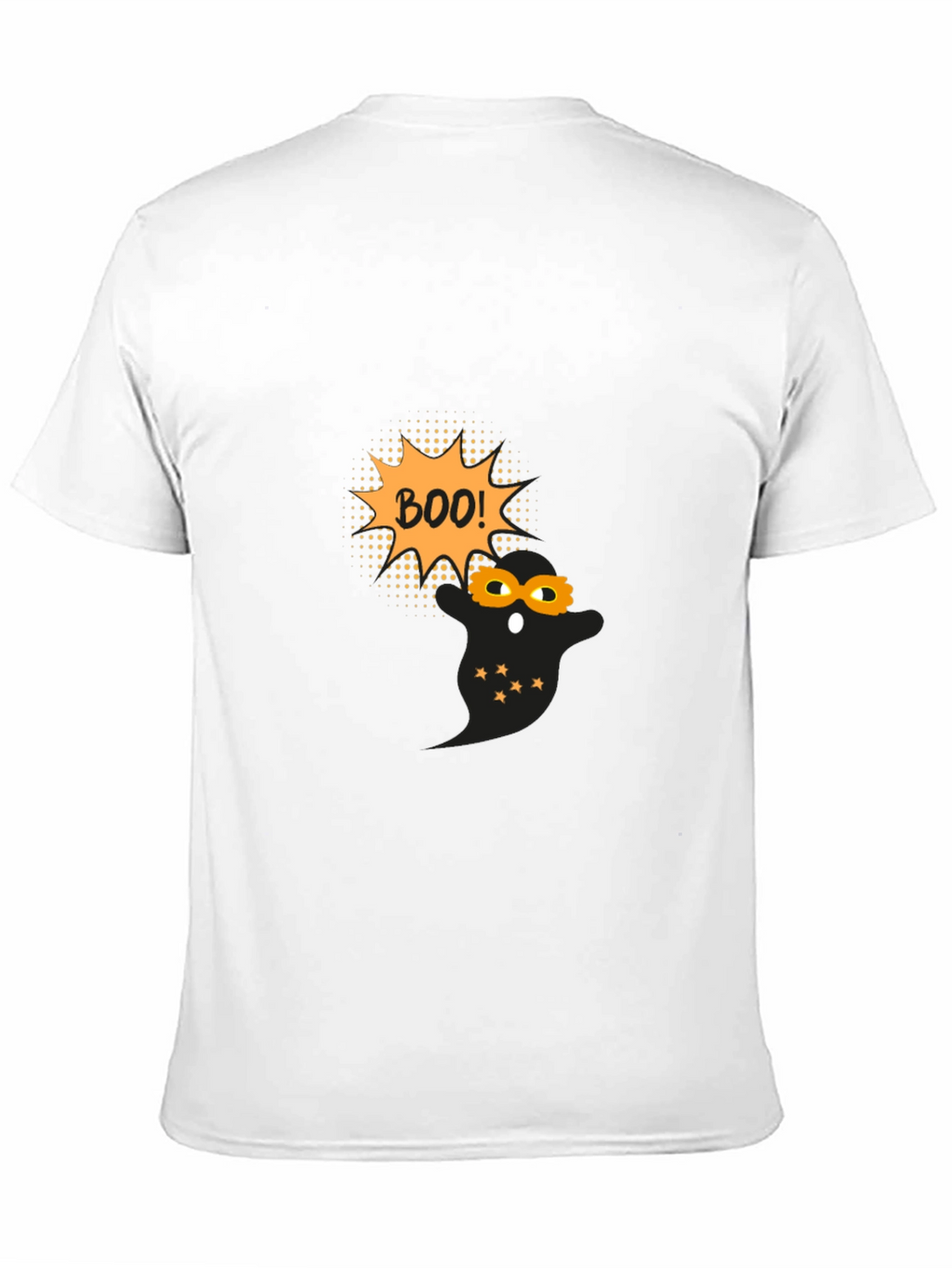 Halloween Ghost Boo! Black T-Shirt