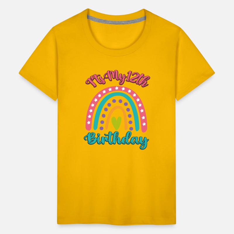 Its My 12th Birthday Rainbow For Girls 12 year old