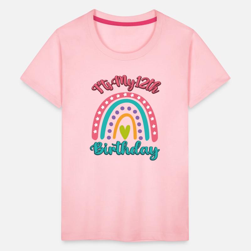 Its My 12th Birthday Rainbow For Girls 12 year old