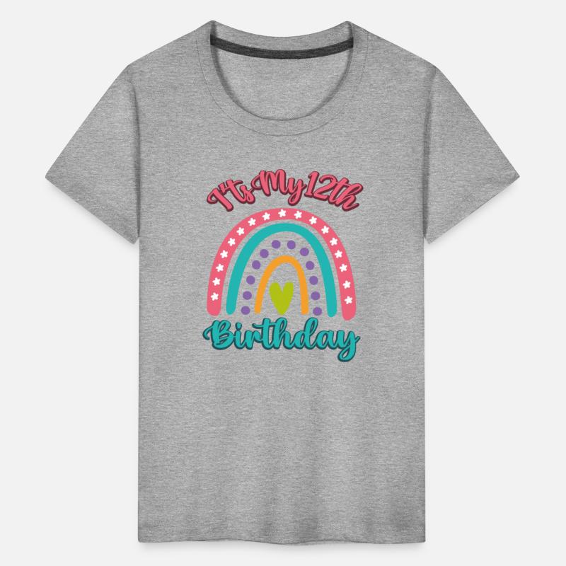 Its My 12th Birthday Rainbow For Girls 12 year old