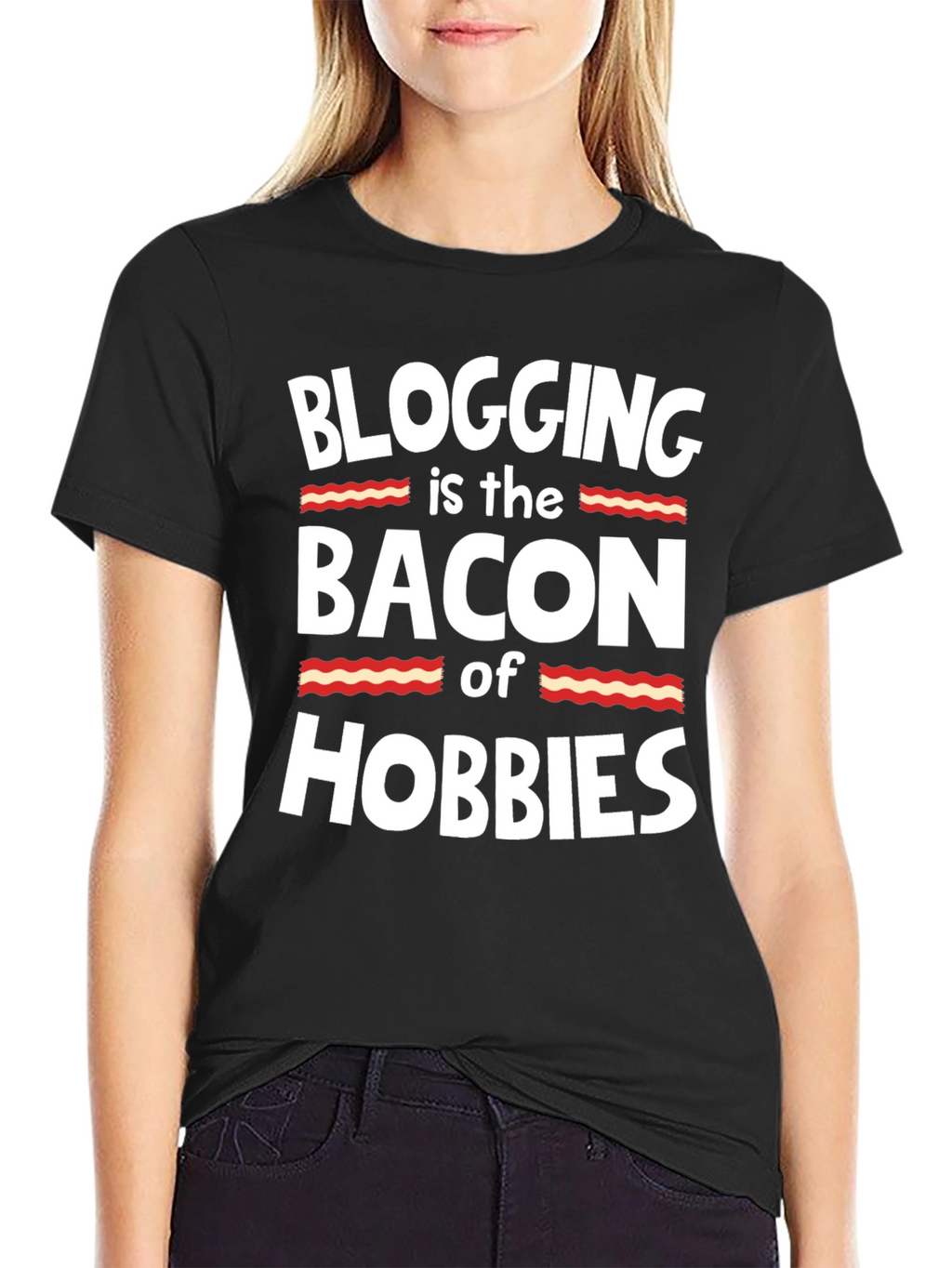 Blogging is the Bacon of Hobbies T-Shirt