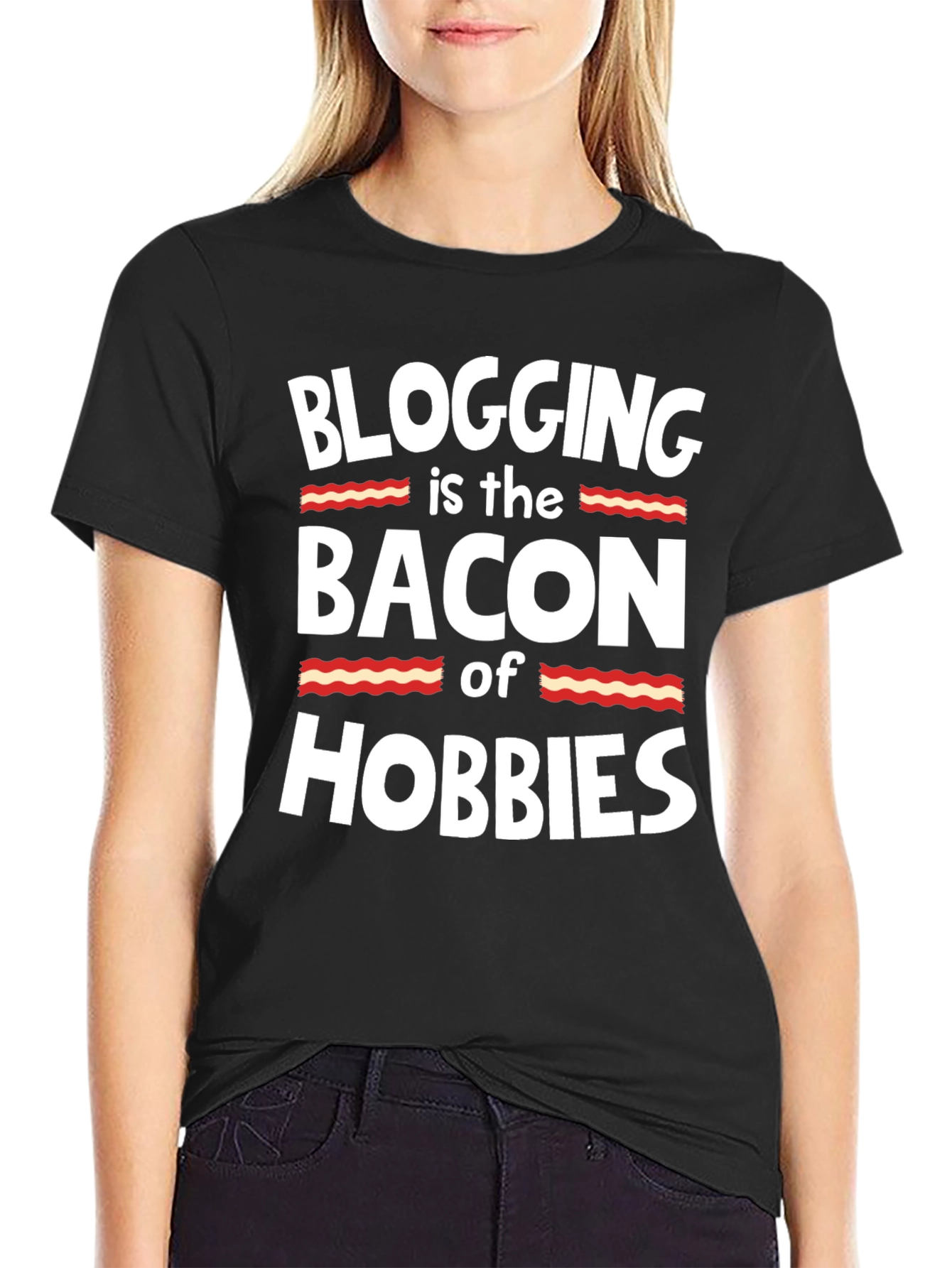 Blogging is the Bacon of Hobbies T-Shirt