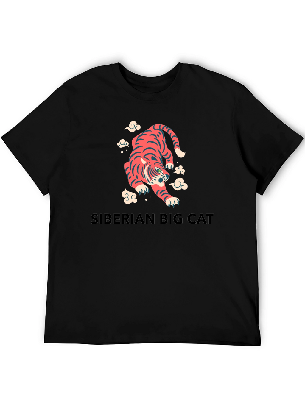 Tiger Graphic Tee - Siberian Big Cat Shirt