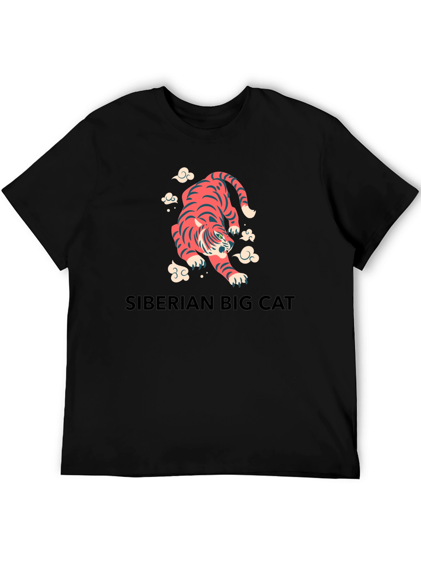 Tiger Graphic Tee - Siberian Big Cat Shirt