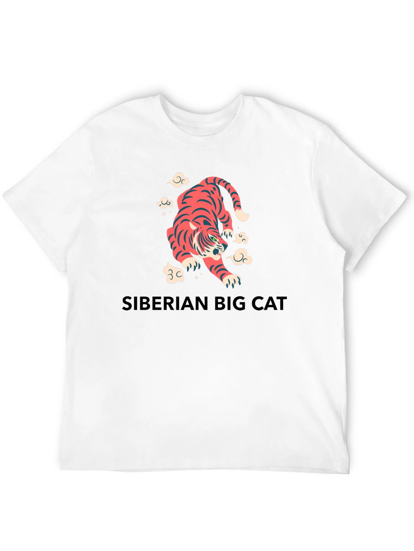 Tiger Graphic Tee - Siberian Big Cat Shirt