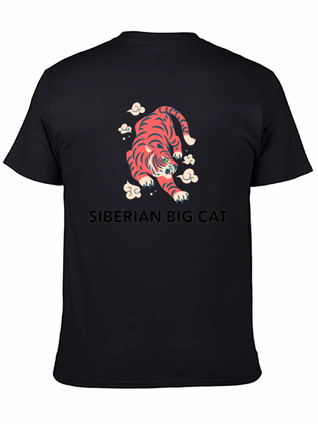 Tiger Graphic Tee - Siberian Big Cat Shirt